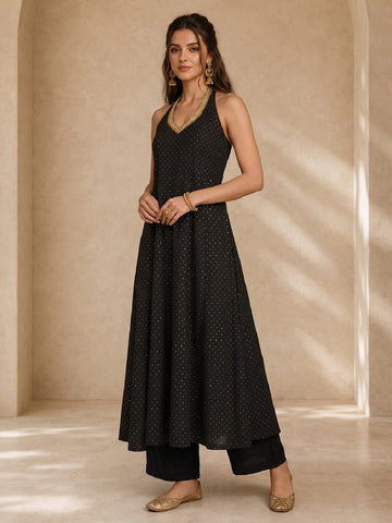 Twinkle Women Halter Kurta Set