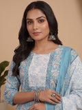 Varanga Women Ethnic Floral Printed  Kurta Wih Salwar  & Dupatta