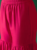 Zari Work Kurta With Sharara And Dupatta