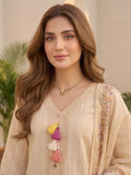 Varanga Women-Floral Motif Thread Embroidered Kurta With Trouser & Dupatta