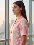 White Coloured Short Sleeves Shirt Collar Top