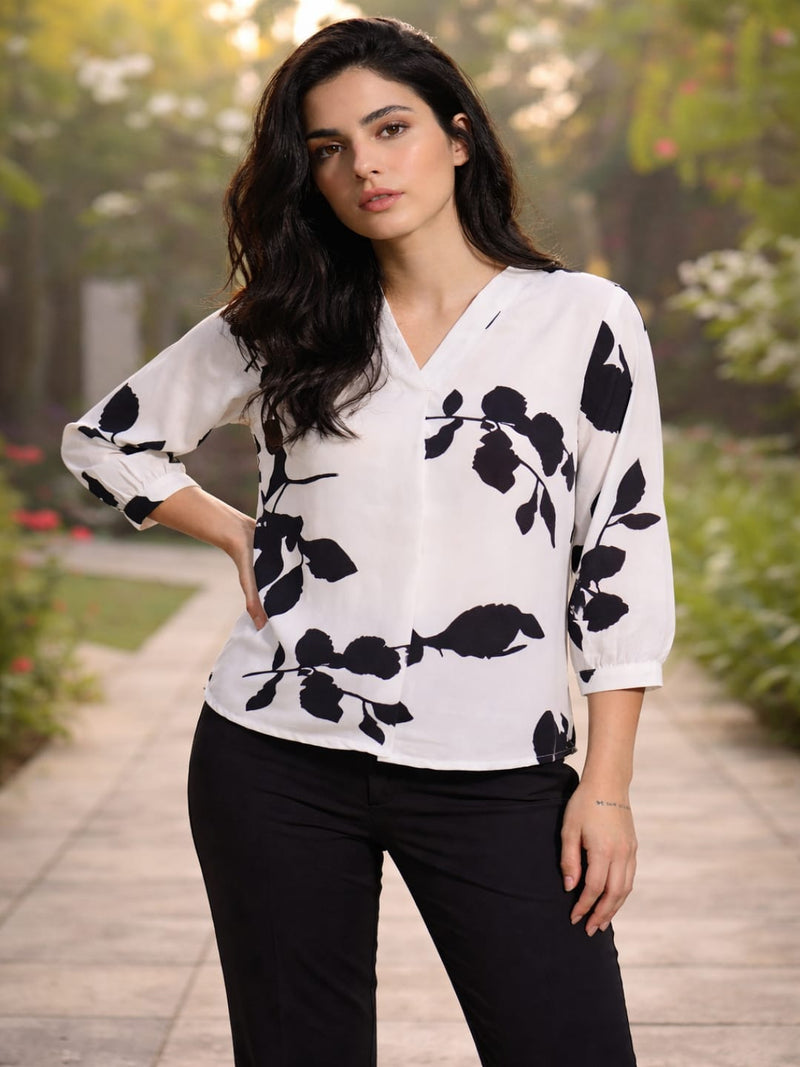 Varanga Women Summer Floral printed Top