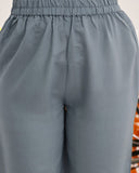 Varanga Women Grey Embroidered Kurta Set With Dupatta