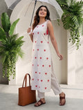 The Heart-Print Kurta Set
