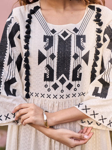 The Monochrome Motif Dress
