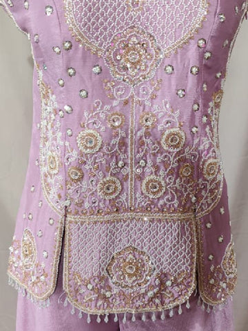 Varanga Women Ethnic Motifs Regular Sequinned Kurta with Sharara & With Dupatta