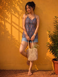 Bohemian Halter Neck Printed Top.