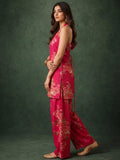 Floral Printed Farsi Salwar With Short Kurti