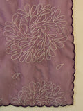 Hand-Embroidered Kurta Paired With Solid Ankle-Length Trousers And Embroidered Dupatta