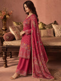 Ethnic Printed Kurta Set With Matching Palazzo And Dupatta