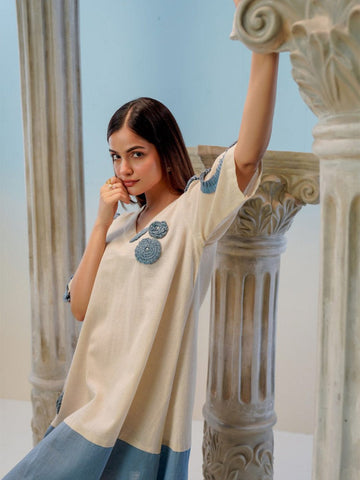 Two-Tone Modern Dress