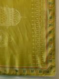 Kurta With Stone-Embellished Print Paired With Solid Ankle-Length Trousers And A Printed Dupatta
