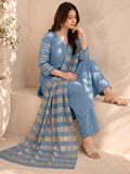 Grey Kurta Set Paired With A Shimmering Striped Dupatta