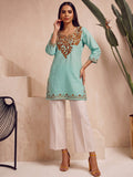 Kashmiri Embroidered Short Kurti