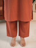 The Rust Pin-Tuck Women's Kurta Set