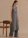 Nirvana-Grey Women'S Kurta Set