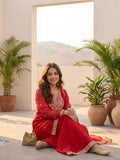 Zari Work Kurta With Sharara And Dupatta