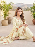 Varanga Women Floral Motif Thread Embroidered Yoke Kurta with Trouser & Dupatta