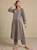 The Sandstone Lattice Women Kurta Set