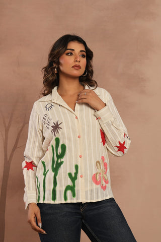 Premium Shirt With Quirk Print