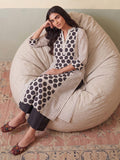Polka Dot Women'S Kurta Set