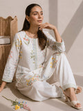 Ivory Bloom Kurta Set with Farsi Salwar