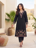 Varanga Women Floral Motif Thread Embroidered  & Orangza Lace Detailed Kurta With Trouser & Dupatta