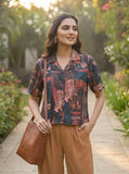Varanga Women Summer Floral printed Top