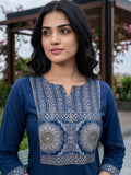 Modern Summer Kurta In Blue