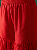 Zari Work Kurta With Sharara And Dupatta