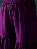 Zari Work Kurta With Sharara And Dupatta