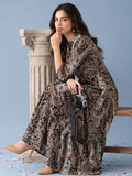 Paisley-Print Tiered Maxi Dress