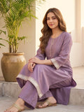Varanga Women Elegant Three-Piece Brown Shimmer Kurta Set With Ankle-Length Trousers, And An Embroidered Dupatta