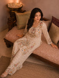 Ethnic Printed Kurta Set With Matching Palazzo And Dupatta