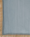 Varanga Women Grey Embroidered Kurta Set With Dupatta