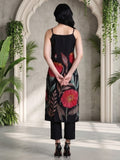 Bold Floral Printed Kurta with Trouser & Dupatta