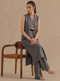 Nirvana-Grey Women'S Kurta Set