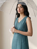 Effortless Teal Radiance Kurta Set