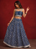 Block Printed Lehenga Choli Set