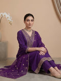 Varanga Women Zari Embroidered Yoke Kurta With Trouser & Sequins Detailed Dupatta