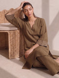 Minimalist Bronze Women Kurta Set