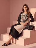 Dual-Tone Botanical Midi For Womens