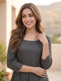 Contemporary Ethnic Kurta Set With  dupatta