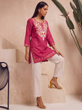 Kashmiri Embroidered Short Kurti