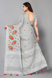 Ethnic Motifs Zari Woven Design Banarasi Saree