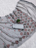 Ethnic Motifs Zari Woven Design Banarasi Saree