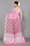 Ethnic Motifs Zari Woven Design Banarasi Saree
