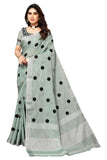 Ethnic Motifs Zari Woven Design Banarasi Saree