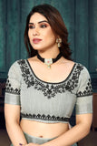 Ethnic Motifs Zari Woven Design Banarasi Saree