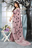 Ethnic Motifs Zari Woven Design Banarasi Saree